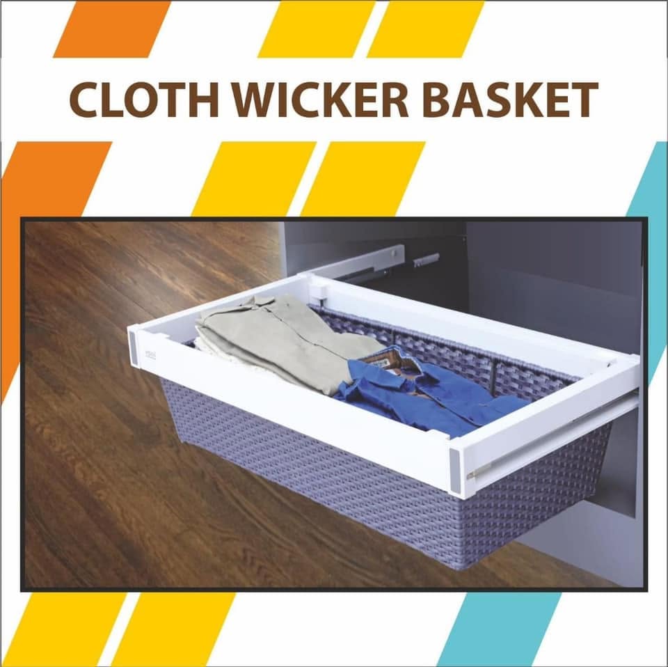 Cloth wicker basket